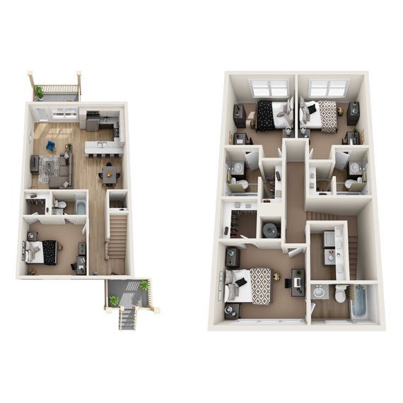 Carter Townhome Rendering
