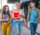 Group of college students walking to class